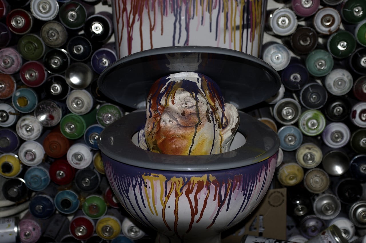 L’inauguration du 5 septembre 2020 de l’exposition de graffitis.