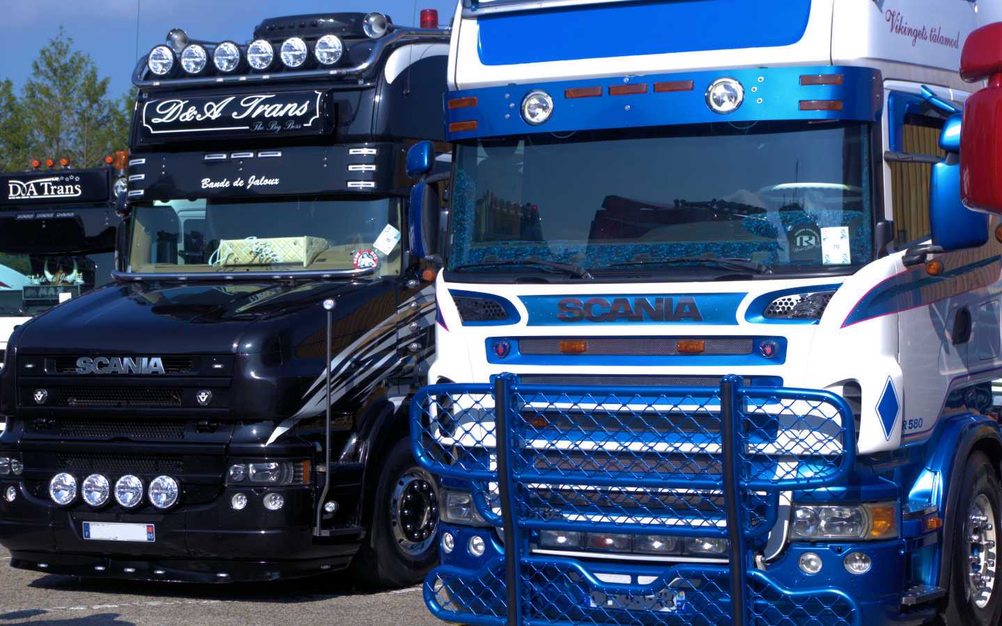 Rassemblement de camions pour Henzo