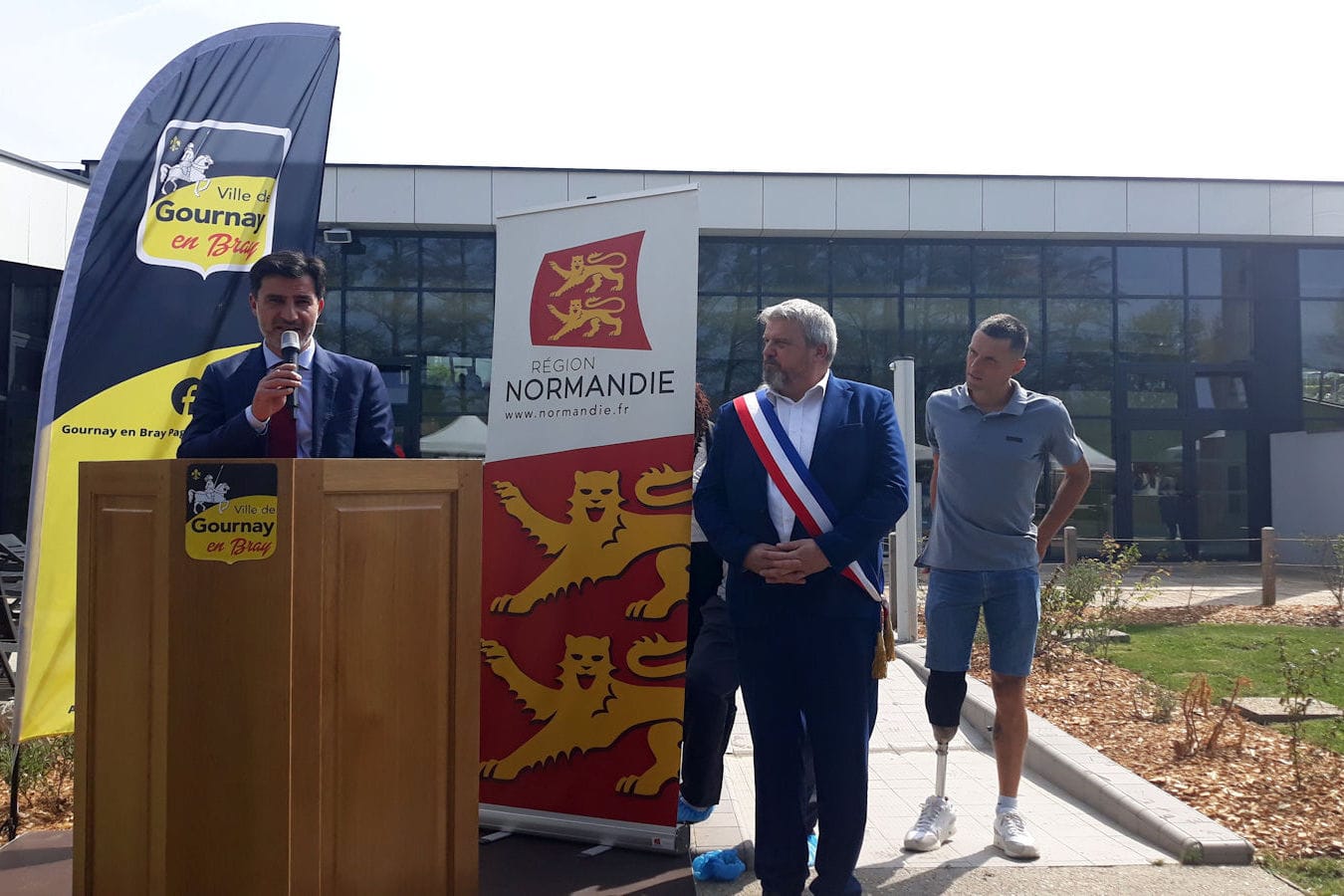 Inauguration de La Piscine à Gournay en Bray